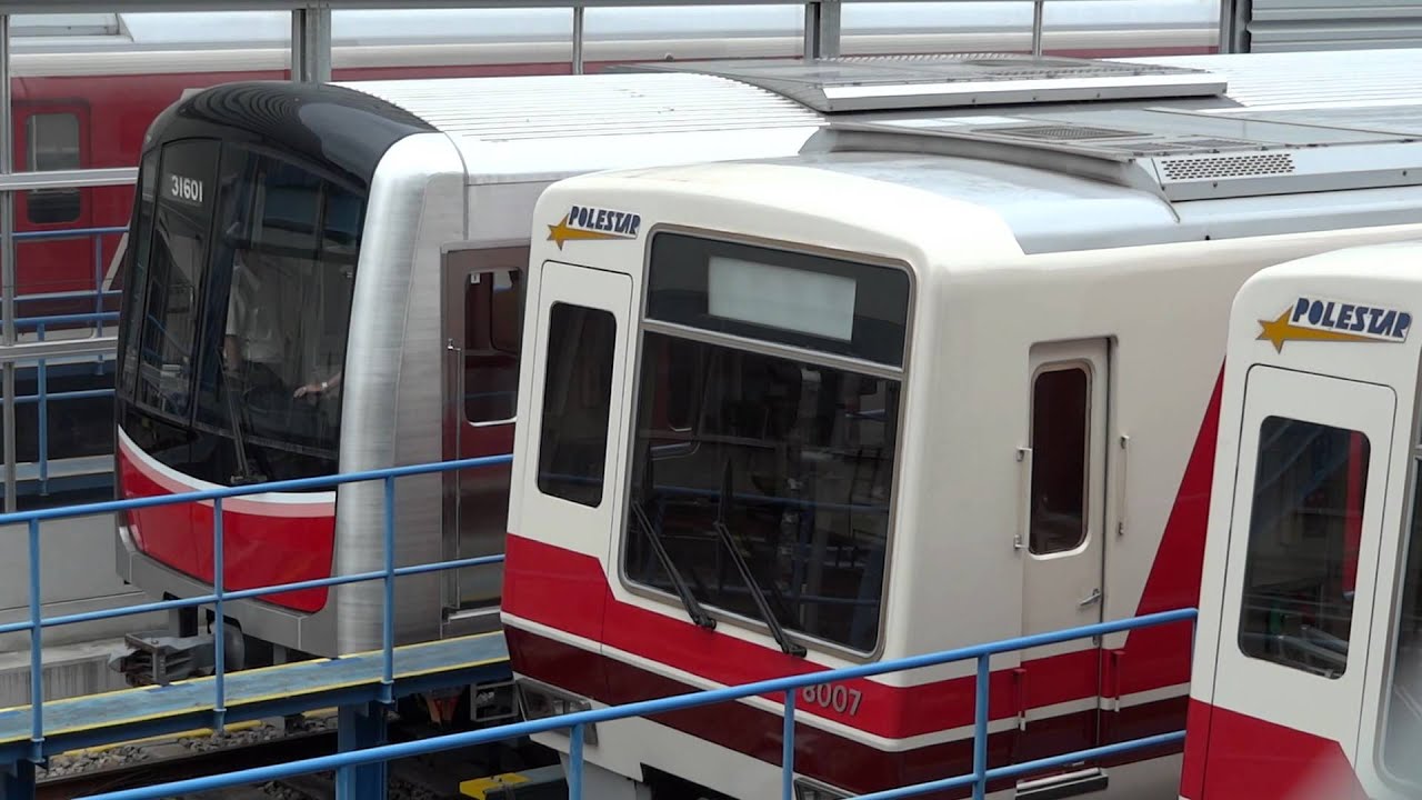 大阪市交御堂筋線系 北急桃山台車庫で試運転前の始業点検風景 Youtube