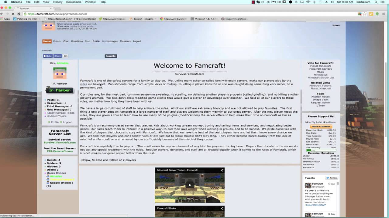 How To Get On The Famcraft FTB Server - YouTube