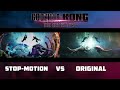 Godzilla x kong  the new empire  final battle stopmotion vs live action  the switchmotion 4k