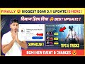 Big changes  biggest bgmi 31 update is here  bgmi new event  bgmi new update  31 update bgmi