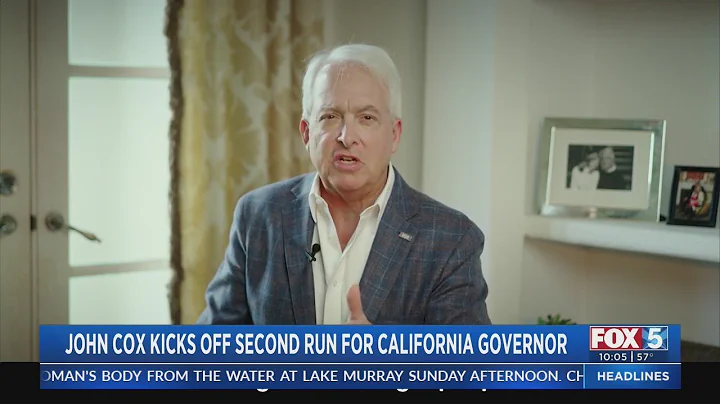John Cox Kicks Off Second Run For California Governor