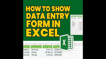 “Excel Data Entry Form Tutorial (2007–2019) | Easy Step-by-Step Guide”
