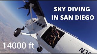 I JUMPED FROM 14000 Ft 🪂 | Indian Skydiving in San Diego