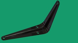 Famous 「DESIGN 152」 How to draw SHELF BRACKET by Solidworks Wealth