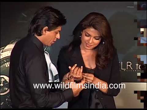 Shahrukh Khan puts watch on Priyanka Chopra's wrist