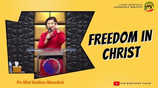 SCB Stream | Sunday, 20-08-2023 | FREEDOM IN CHRIST - Ps. Mei Dalina Mandak