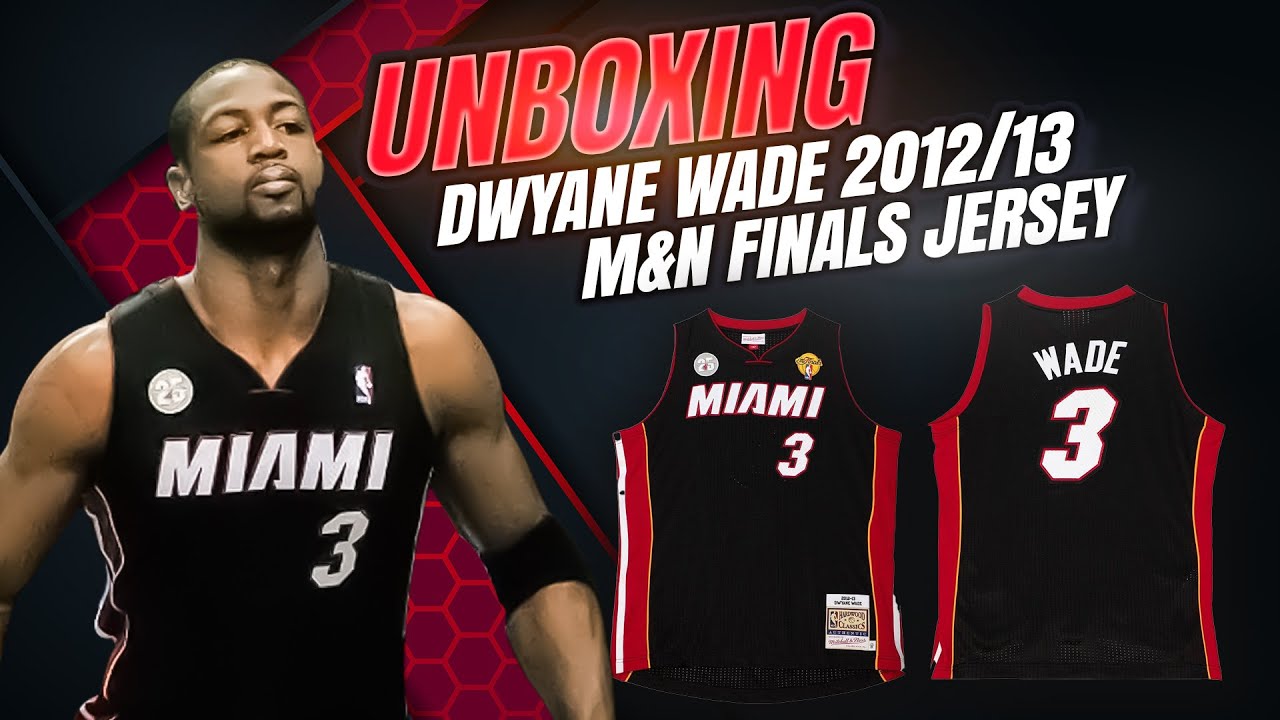 Mitchell & Ness Dwayne Wade Miami Heat '12-'13 Jersey Black
