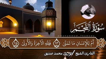 سورة النجم للشيخ نورين محمد صديق برواية الدوري