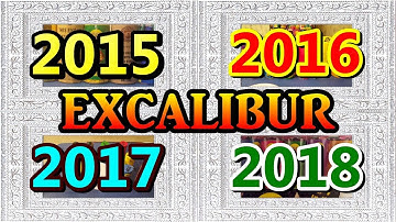 Fireworks (Year To Year) Comparison Demo - Excalibur (World Class) - 2015/2016/2017/2018