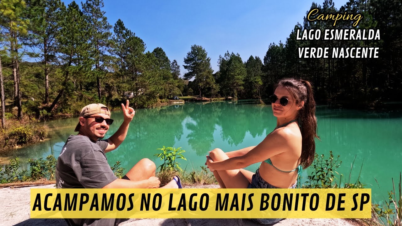 CONHECEMOS UM CAMPING INCRÍVEL EM BIRITIBA MIRIM (LAGO ESMERALDA/VERDE NASCENTE)