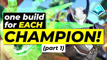 One Build For EVERY Paladins Champion! - Part 1 (2024)