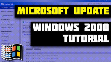 Microsoft Update Still Works in Windows 2000 in 2025!