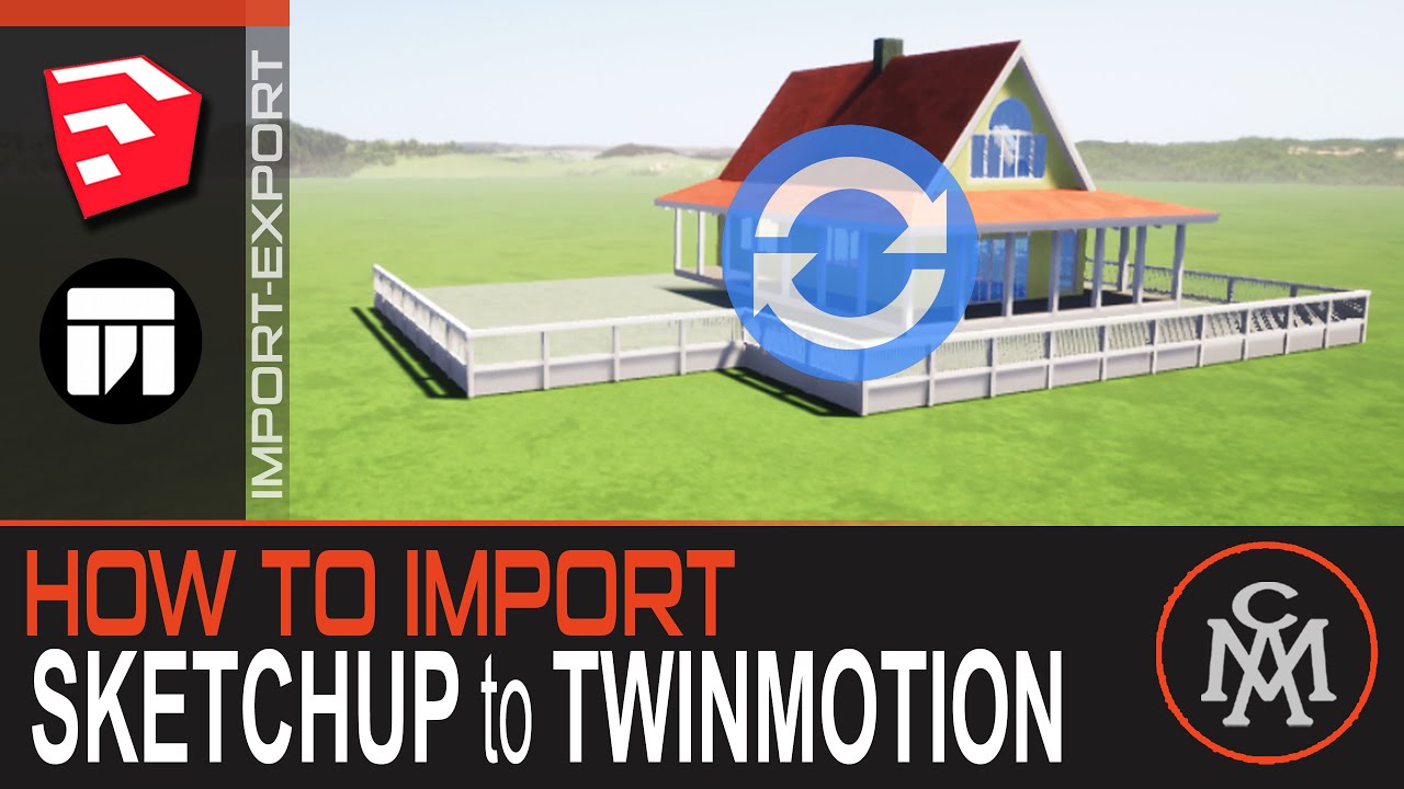 sketchup model not showing up in twinmotion
