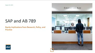 SAP and AB 789: Equity Implications from Research, Policy, and Practice