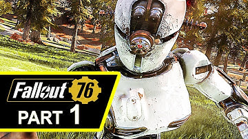 FALLOUT 76 Gameplay Walkthrough Part 1 (4K HD)