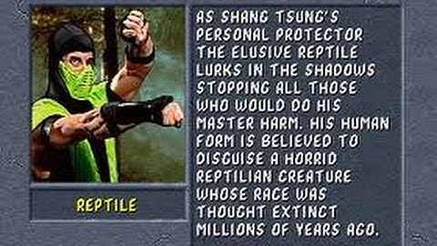 Mortal Kombat II (Arcade) Reptile Gameplay on Very Hard no Continues