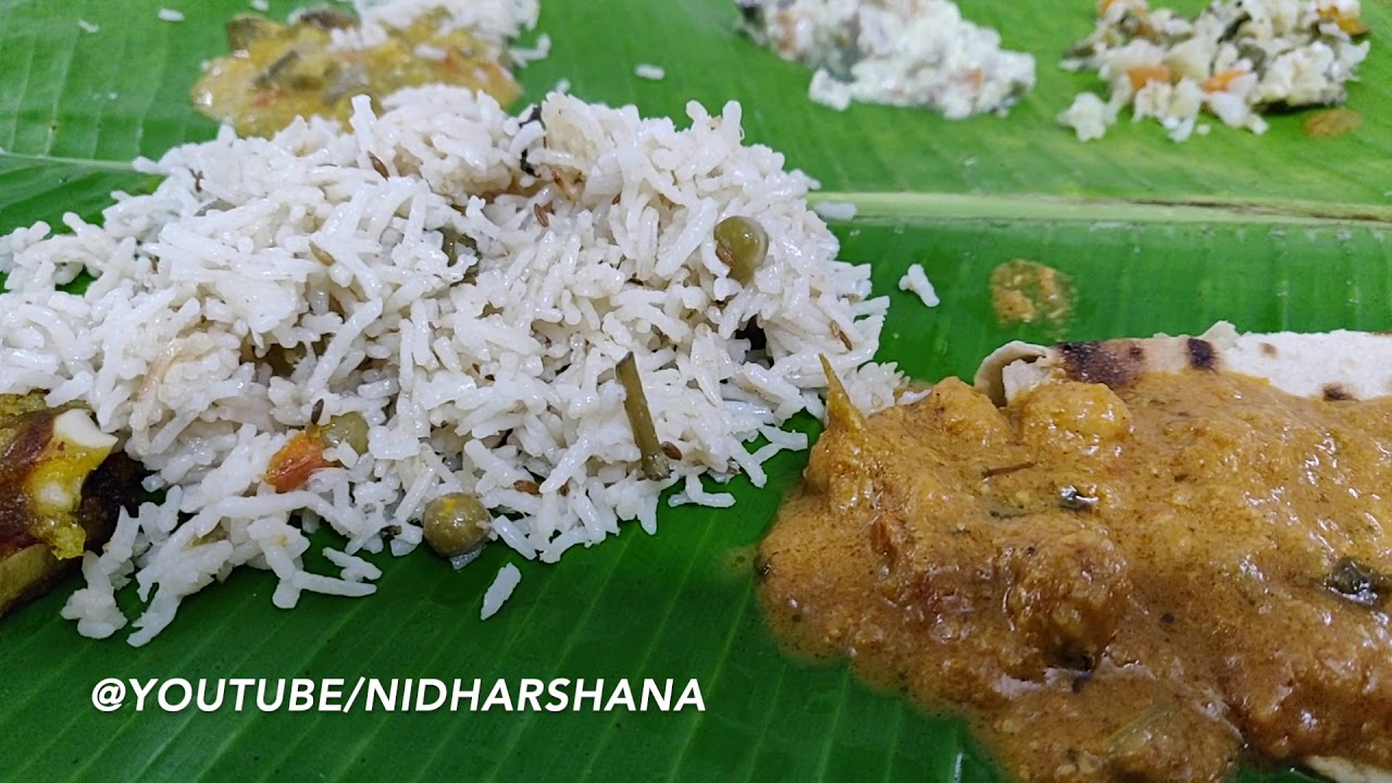 Grand Wedding Dinner Served in Banana Leaf - South Indian Wedding Food | Dakshin Food | Dakshin Food  - Tamil