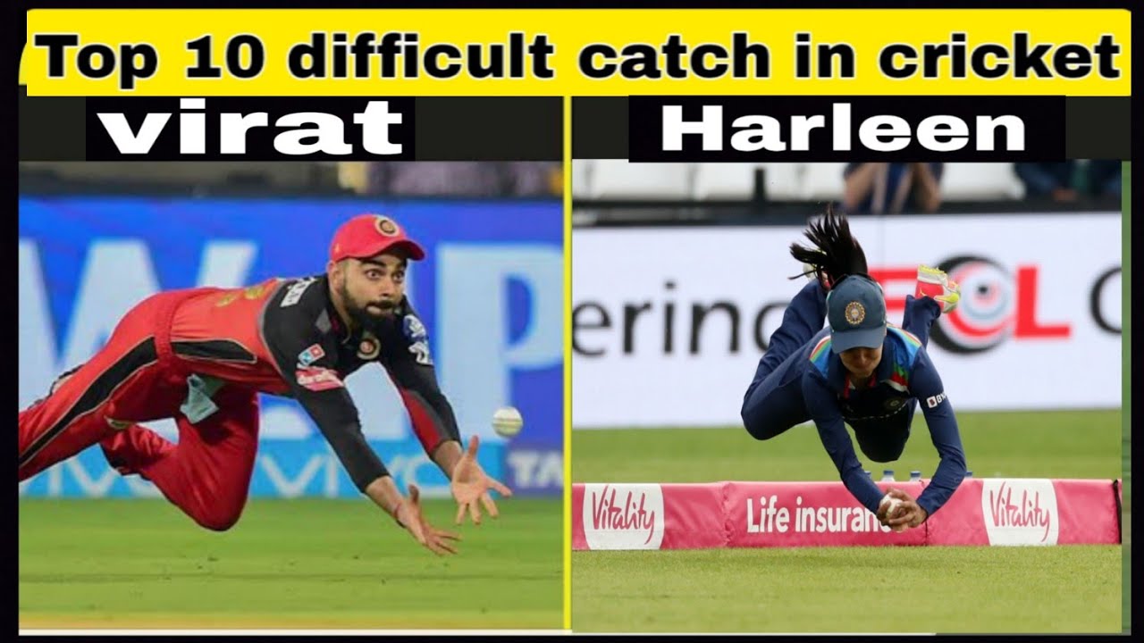 Top 10 difficult catch in cricket history 🏏cricket YouTube