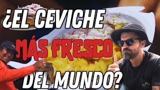 El Ceviche más fresco del mundo. Filomeno pescador de 92 años nos llevó a pescar y cocinar.