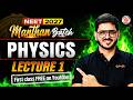 MANTHAN Batch 1st FREE Physics Class on YouTube | NEET 2027 | Lecture 1 | ACP Sir #neet2027