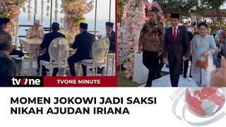 Hadiri Pernikahan Ajudan Iriana, Jokowi Jadi Saksi Nikah | tvOne Minute