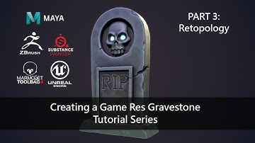 Creating a Game Res Gravestone: Part 3 Retopology
