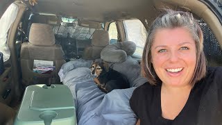 Tour of my living set up in my Honda CRV