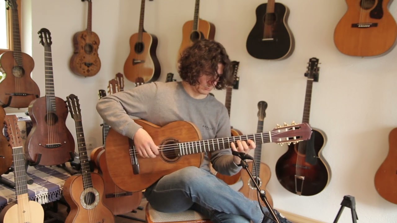 Francisco Manuel Diaz 1960's interesting flamenco guitar built in