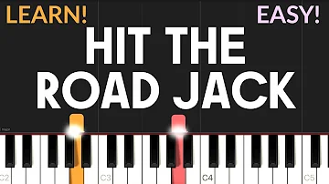 Hit The Road, Jack - Ray Charles | EASY Piano Tutorial & FREE SHEET MUSIC