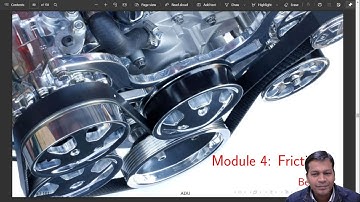 Friction: V-Belt and Flat Belt