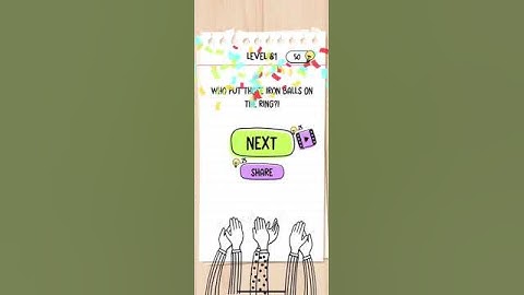 Brain Test Level 81 The Boxer on the left should win Answer