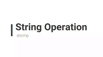 How to compare two strings | strcmp