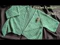 2枚を編んでつなぐ簡単カーディガン♪ 【 Part.1 七角形を編みます♪】【かぎ針編み】 Easy Crochet Cardigan ~編み物 Vlog 405~