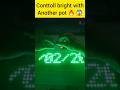 controll display brightness with another pot 🔥 😱 || brightness controll || #electronic #diy #short