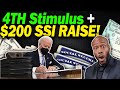 HE DID IT! Biden's $2,400 Social Security Raise!! & Fourth Stimulus Check Update & SSA SSI SSDI