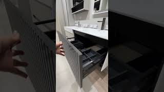 Тумба с раковиной «Orka» Cube 80 подвесная антрацит матовая #shorts #blumart #магазин #сантехника