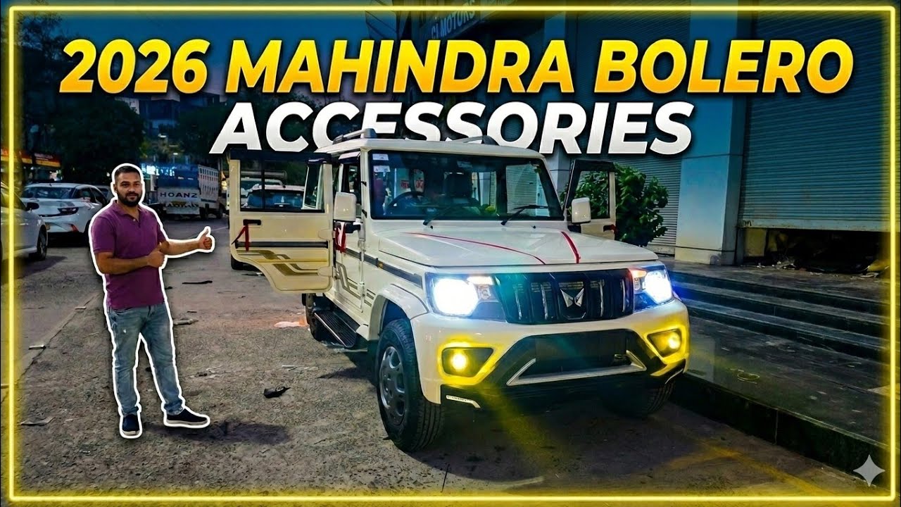 2026 MAHINDRA BOLERO B6 LATEST ACCESSORIES INSTALLATION 📞62687 77684 