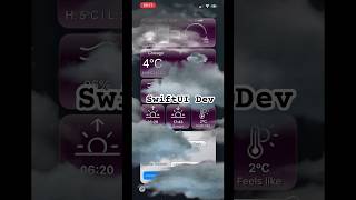 SwiftUI Developer x Weather App with Classic style #swiftui #ios #dev #skeuomorphic