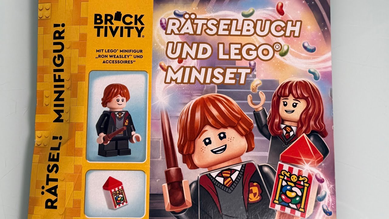 NEUE Lego Harry Potter Rätselbuch mit Lego Miniset