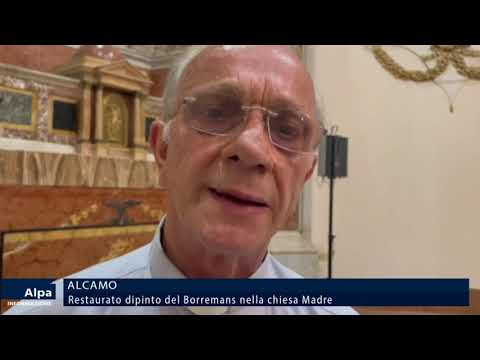 Restaurato affresco del Borremans nella chiesa Madre di Alcamo. Altro restauro in corso