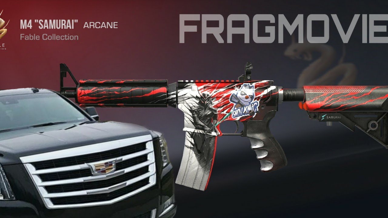 Как нарисовать м4 самурай из стандофф2