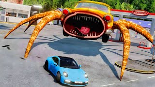 Car vs Car Eater in BeamNG Drive | Insane Crash Tests and Destruction