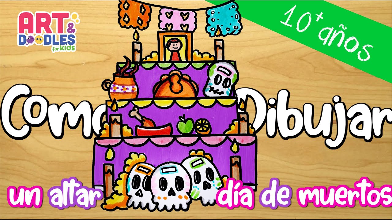 Como dibujar un ALTAR de muertos - como hacer un altar de muertos - day of  the dead - thptnganamst.edu.vn