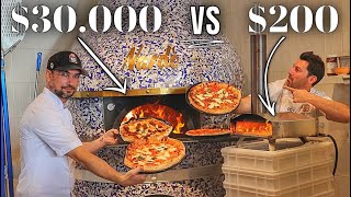 NEAPOLITAN PIZZA IN A $30.000 vs $200 PIZZA OVEN screenshot 3