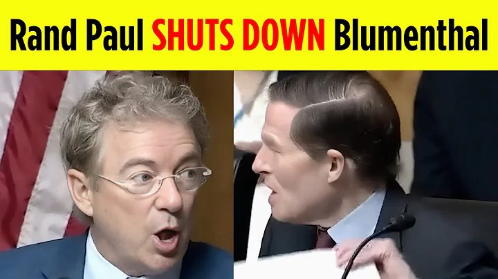 🔥 BREAKING NEWS: Rand Paul FIRES BACK at Blumenthal's ‘Personal Attack’ in Heated Senate Showdown!