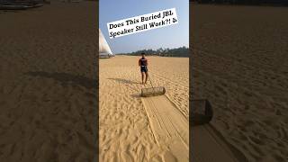 I Found a JBL Speaker Buried in the Sand! (Sound Test) 😲 #shorts