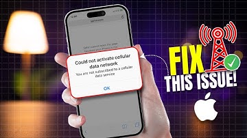 How to Fix "Could Not Activate Cellular Data" on iPhone | Mobile Data Not Working