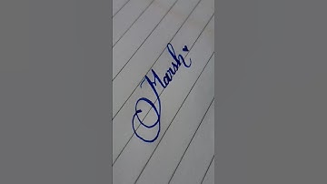 Comment your name ❤️#harsh #trendingstatus #calligraphyart #youtubeshorts
