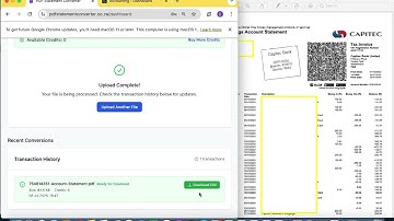 Convert SA Bank Statements to CSV in Under 2 Minutes | PDF Statement Converter Demo