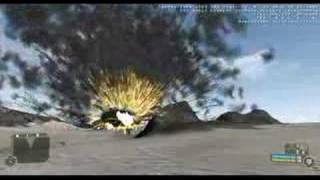 Crysis Barrels explosion